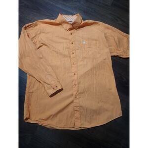 Cinch Men's Light Orange Button Down Shirt